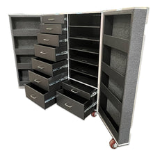 Load image into Gallery viewer, 30 X 45 X 60 9 Drawer Workbox with Shelves
